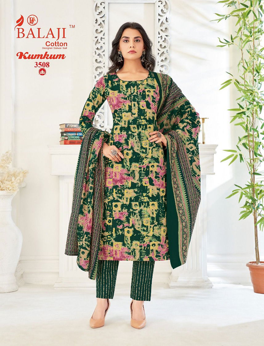 Kumkum Vol 35 By Balaji Pure Cotton Dress Material Wholesale Market In Surat
